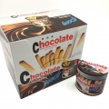 Taza de galleta de chocolate con sabores de chocolate, vainilla y té. 