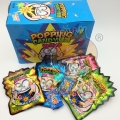 Caramelos explosivos con sabor a frutas mixtas de varios colores 