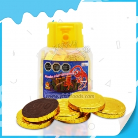 chocolate con monedas