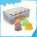 4 vasos de gelatina con sabor a fruta Halal de 50 g en funda de papel 