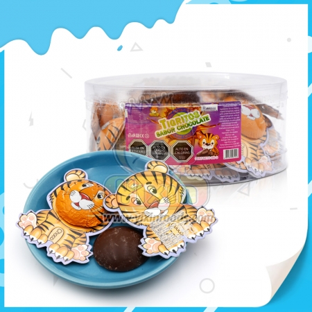Chocolate con forma de tigre