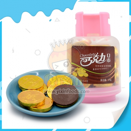 chocolate con monedas