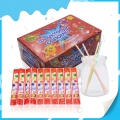 Venta caliente caja de embalaje caramelo dulce CC palo sabor afrutado 