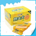 Chicle de 7 cm con sabor a naranja afrutado 