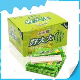 chicle con sabor afrutado