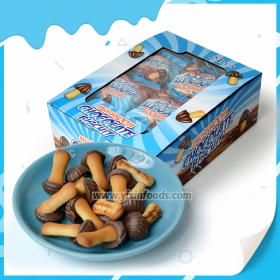 Galleta de chocolate con champiñones