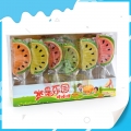 Piruleta de gelatina color sandía de Happy Fruits 