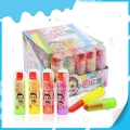 Lápiz labial con sabor a fresa, manzana y arándano, caramelo duro de fruta 