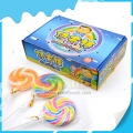 Piruleta grande colorida con forma de arcoíris redonda de 30 g. 