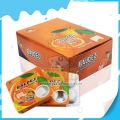 Venta caliente Baldez sabor naranja chicle relleno de mermelada chicle proveedor de China 