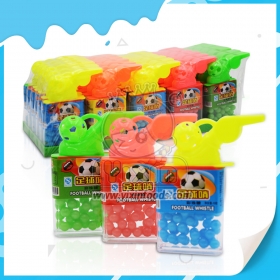 silbato de fútbol de juguete de caramelo
