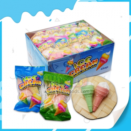 malvavisco con forma de helado