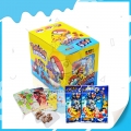 Preciosa tarjeta de mago colorida con dulces de prensa 