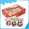 Venta caliente de caramelos de goma de pizza grandes personalizados halal árabes con cuchara 