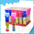 Tableta de caramelo barata, divertida linterna de cuatro colores, juguete de caramelo 