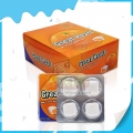 Venta al por mayor de artículos nuevos, chicle relleno de mermelada, chicle con sabor a naranja 