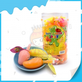 gelatina con forma de fruta