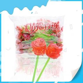 piruleta de rosa