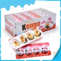 Huevo de pájaro 4 en 1 Kengo de chocolate blanco y negro con galleta 