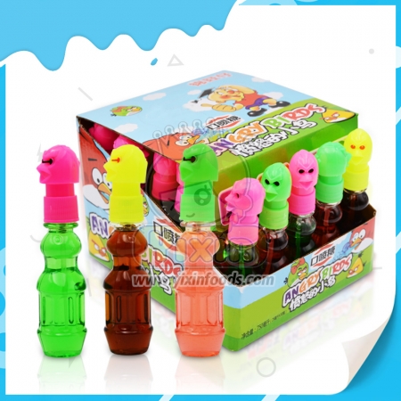 Caramelo en aerosol con forma de pájaro