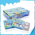 Chicle sabor menta 4 piezas chicle con centro relleno 