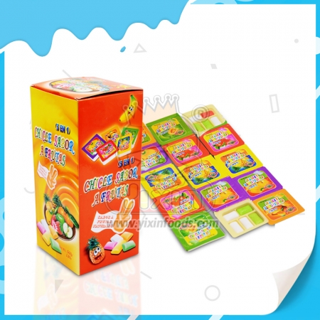 (5 en 1)CHICLE SABOR AFRUTAS
