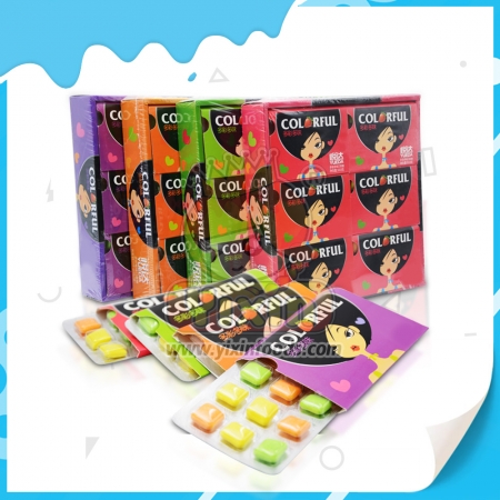 chicle de colores