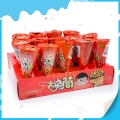 Gran oferta de helado crujiente halal de chocolate con nueces 