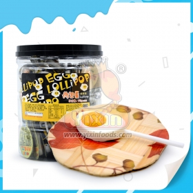 piruleta con forma de huevo