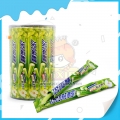 Tira de caramelo suave con centro halal recubierto de azúcar, sabor a manzana verde agria y fresca, rellena 