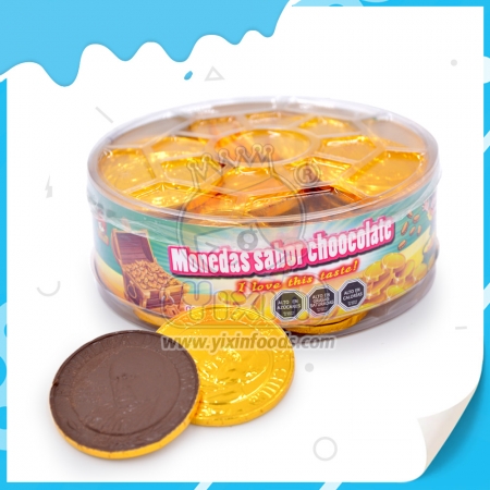 monedas mini chocolate