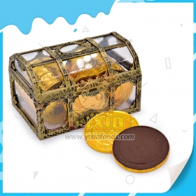 chocolate con monedas