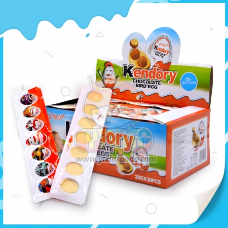 Huevo de pájaro de chocolate kendory