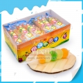Caramelo blando de gelatina Halal, caramelo de frutas, piruleta de gelatina 