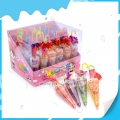 30 piezas de paraguas multicolor encantadores, piruletas suaves de caramelo 