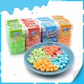 Caramelos duros de fruta ligera estrella de seis sabores en caja pequeña 