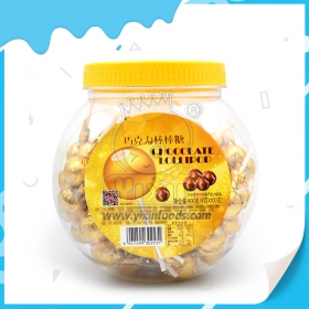caramelo de piruleta de chocolate