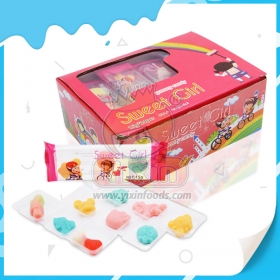 Caramelos de goma para niña dulce