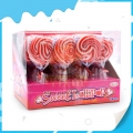 Proveedor de piruletas duras arcoíris redondas dulces halal 