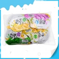 Nuevo empaque de gelatina afrutada con diseño en forma de plátano 