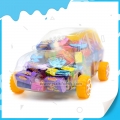 Chicle de fruta con tatuaje en frasco de coche 
