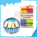 Piruleta de palo de fruta dulce, divertida y colorida, Halal 