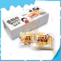 Galleta de turrón crujiente con sabor a algas, producto Halal de buena calidad. 