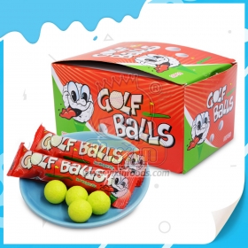 Chicle con forma de pelotas de golf