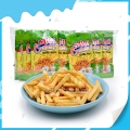 Mini crujientes con sabor a ajo, baratos y salados. 