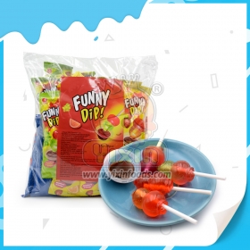 Piruleta de fruta FUNNY DIP