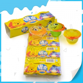 taza de gelatina de frutas