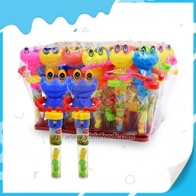 Juguetes de tambor de rana de colores dulces