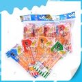 Caramelos de gelatina afrutados al por mayor, 85 g, con 6 palitos 