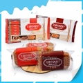 Galletas de caramelo de azúcar moreno con sabor belga y forma crujiente. 